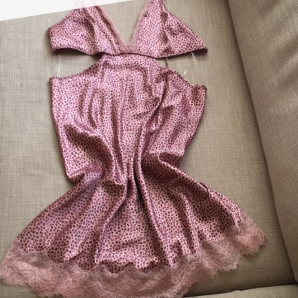 Victoria secret cutout satin slip !!!!